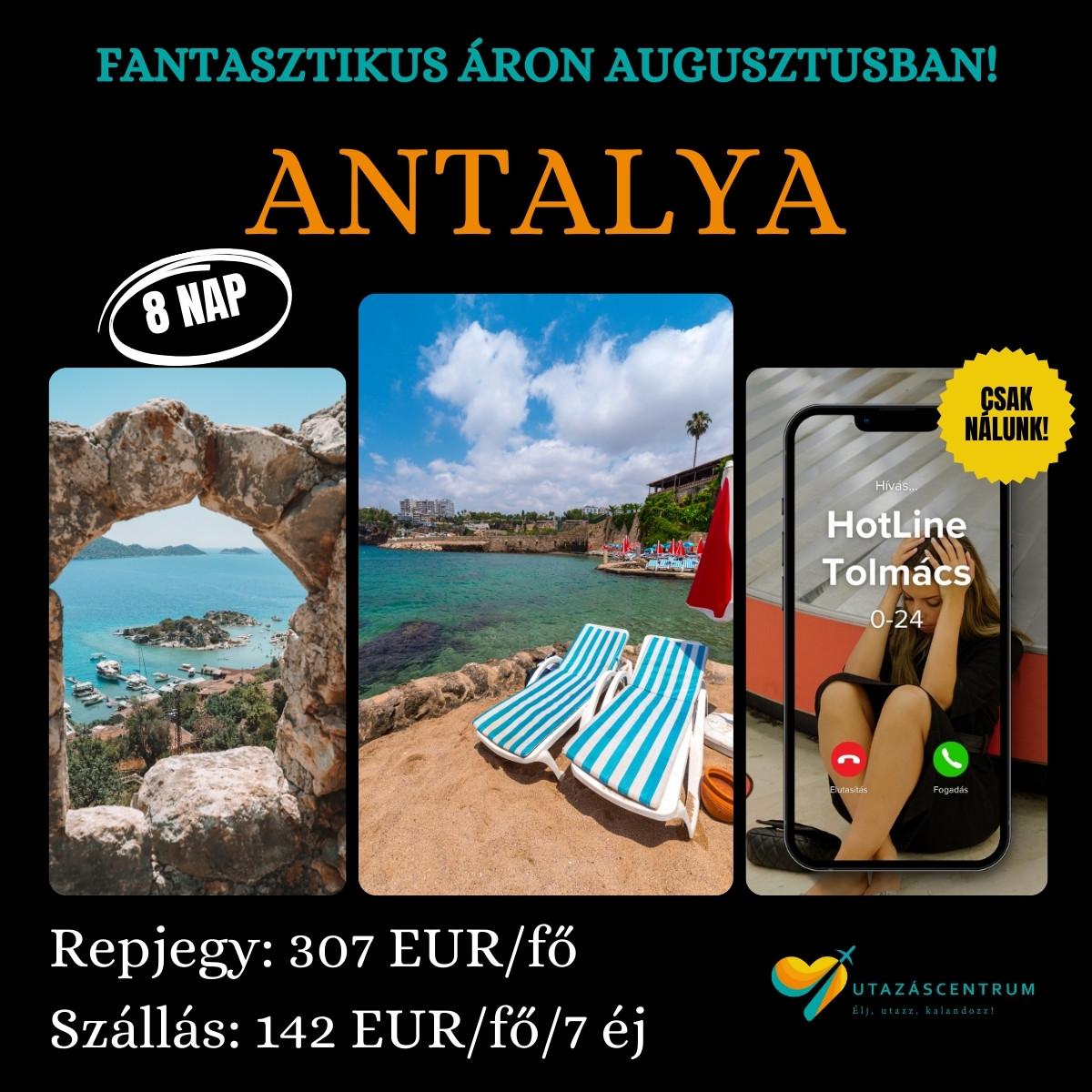 Antalya Törökország látnivalók utazás nyaralás utazási tipp programok utazáscentrum blog