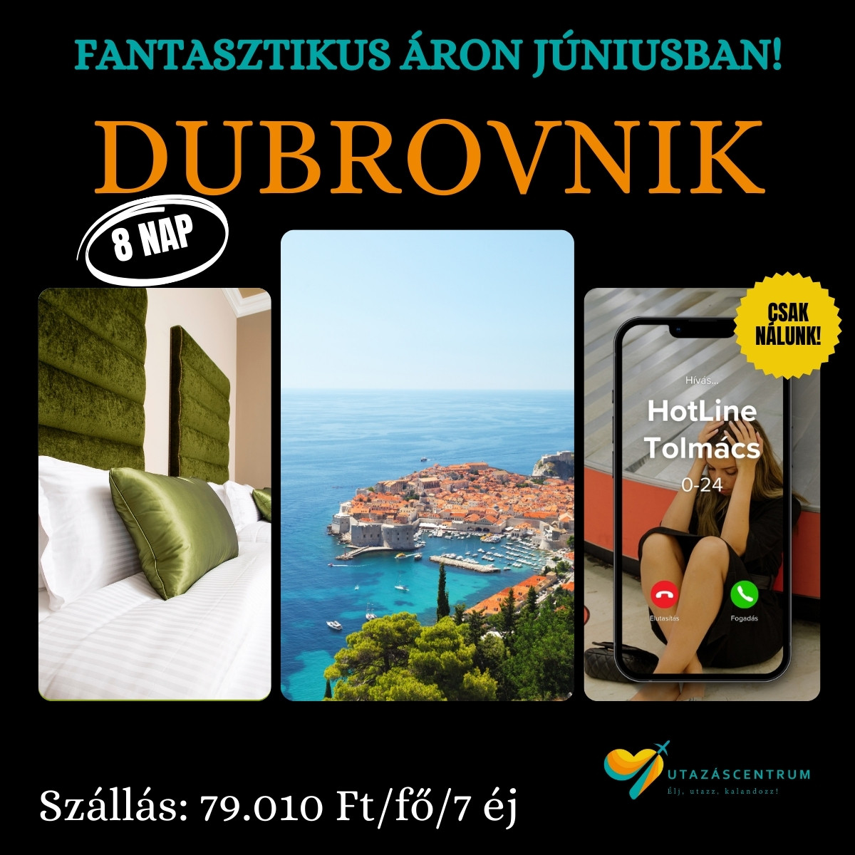 Dubrovnik Horvátország szállás városlátogatás blog utazáscentrum nyaralás üdülés