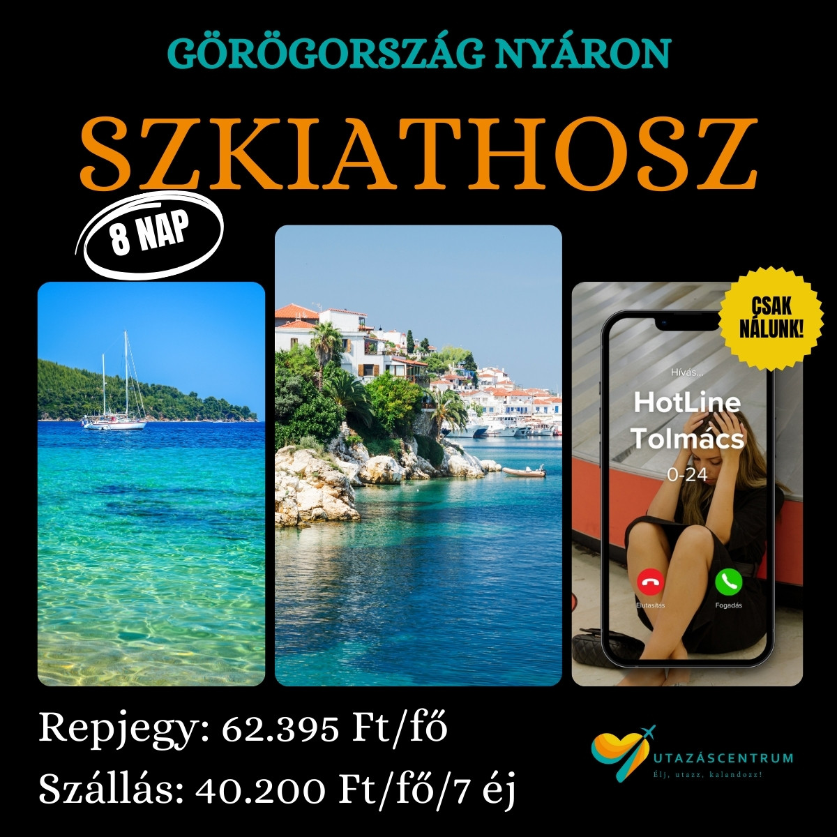 Görögország görög szigetek Szkíathosz nyarlás utazás városlátogatás blog utazáscentrum szállás